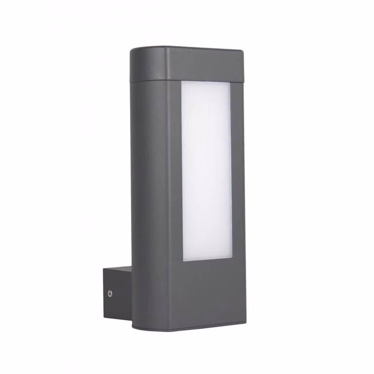 Lampada da parete LED per esterni 8W grigio scuro IP54 SU-MA Evo GL15404