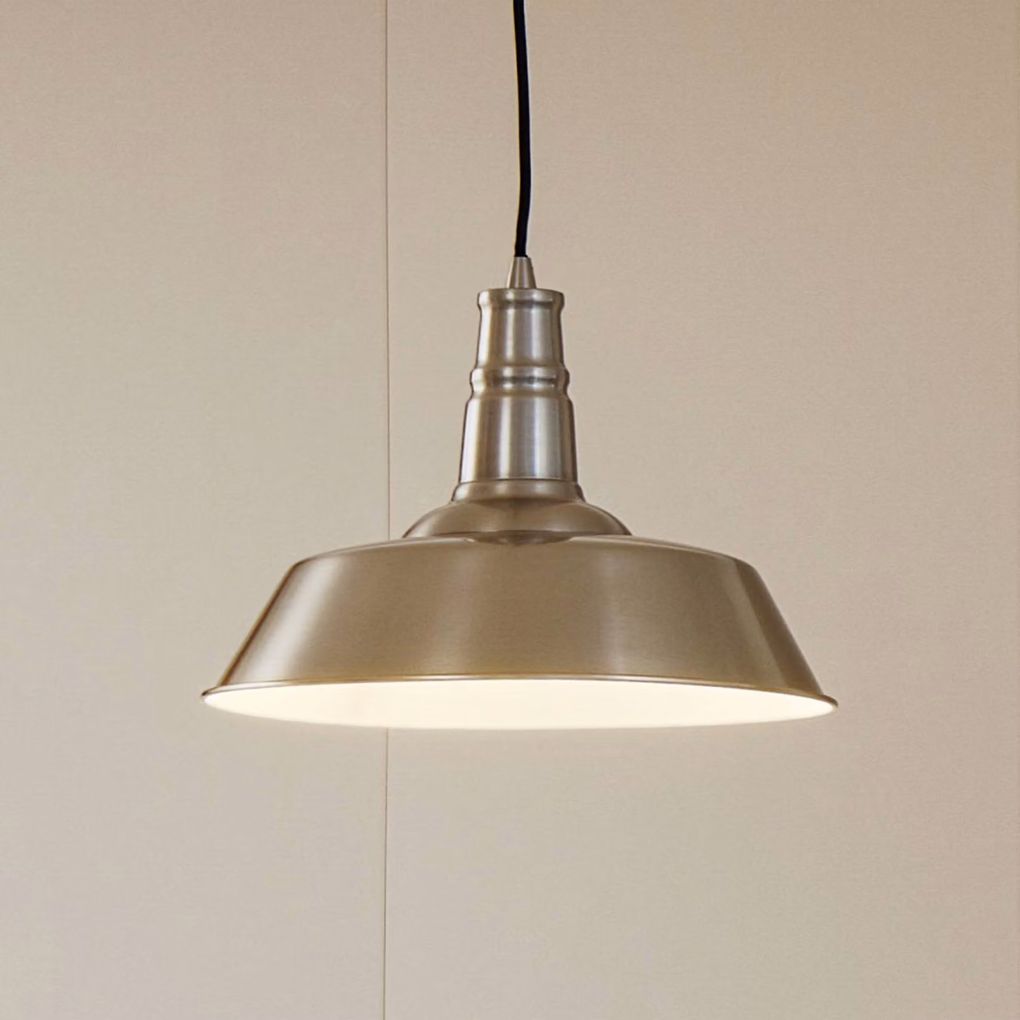 Lampada a sospensione Laylan Lindby, dimmerabile, Alluminio / Grigio / Zincato, Soggiorno / Sala da pranzo, Metallo, Moderno, Lampada a sospensione