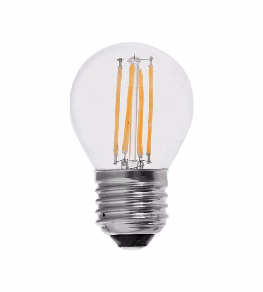 V-TAC Lampadina LED E27 6W 100LM/W G45 Filamento 4000K