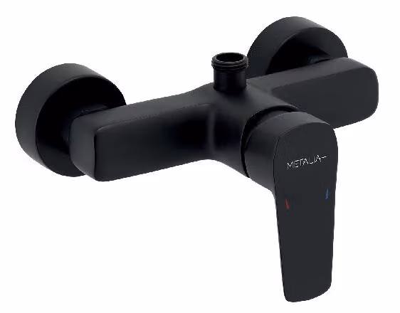 Miscelatore a leva per doccia Novaservis Metalia 58 nero 58062/1,5