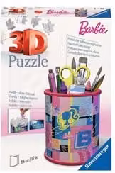 Puzzle 3D Ravensburger Barbie Portapenne Multicolore 57 pezzi L: 7,7 cm, P: 9,5 cm