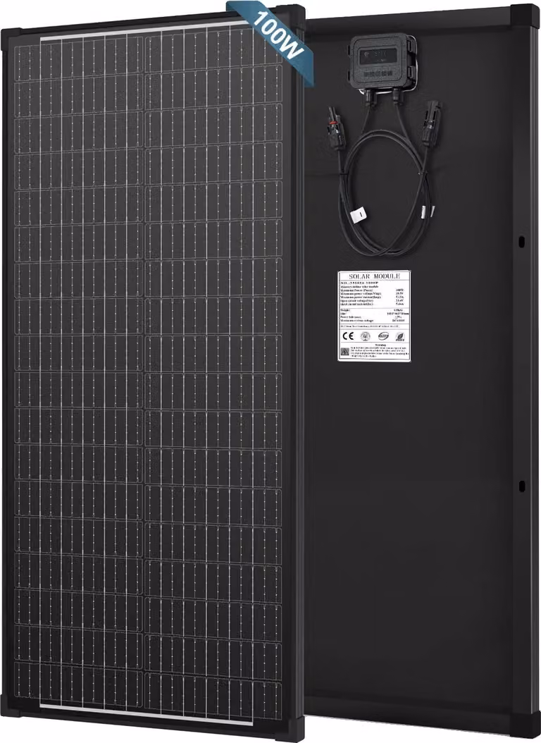 Pannello solare, potenza 100W, design impermeabile, 100w