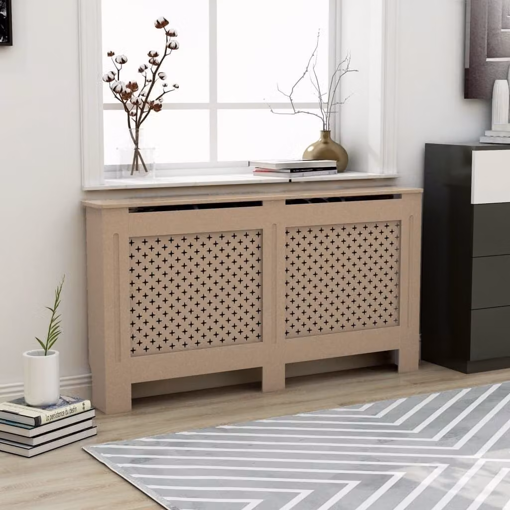 The Living Store Rivestimento per radiatori 152x19x81,5 cm MDF