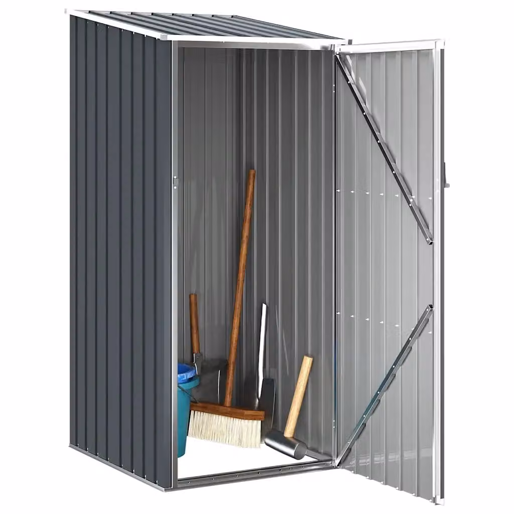 Videx Armadio Alto Moderno in Acciaio Zincato Antracite L: 87 cm, P: 98 cm, H: 159 cm – 2
