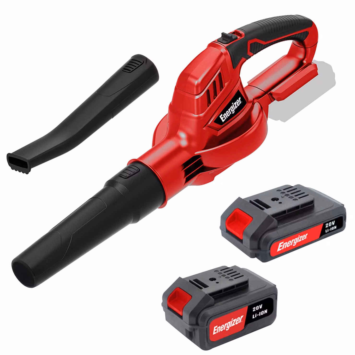 Soffiatore a batteria - 20 V, velocità dell'aria 210 km/h, peso leggero di 1,2 kg - ideale per giardino e terrazzo