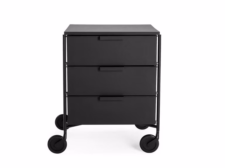 Mobil Mat Cassetti con Ruote - Nero