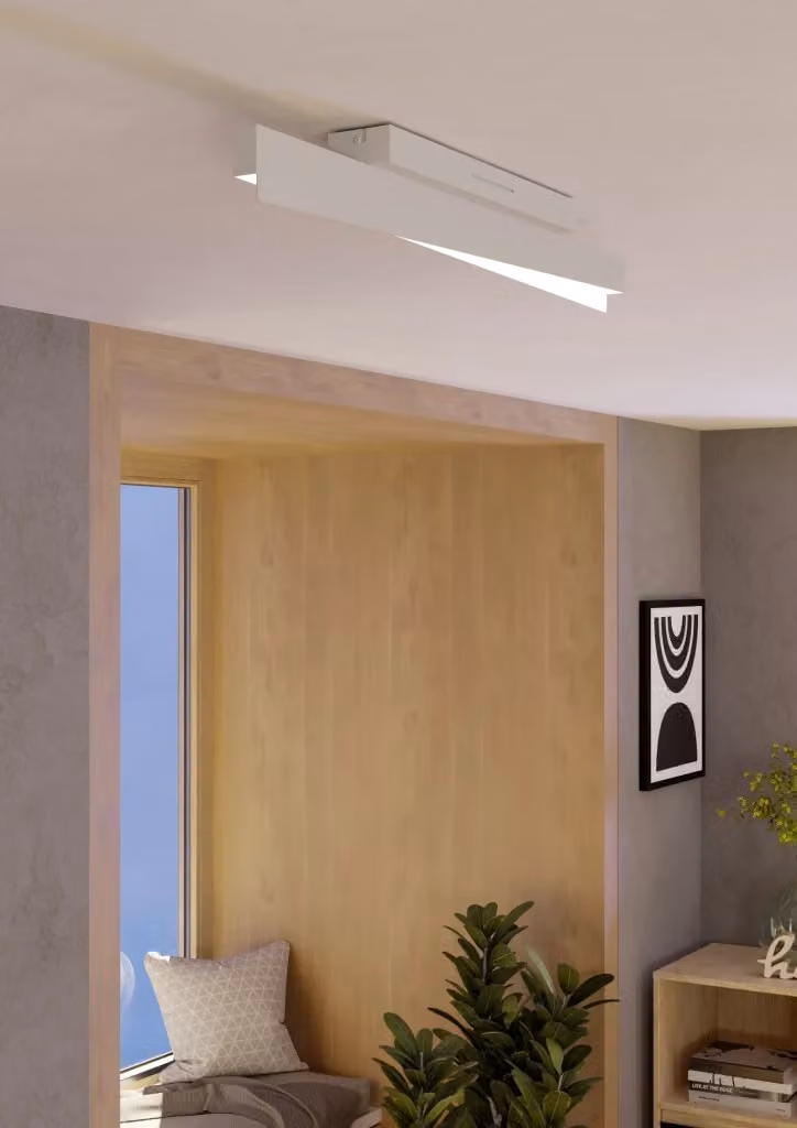 Plafoniera Moderna Eglo Bolognano-Z in Alluminio Grigio con LED RGBW Dimmerabile 13,5W 1580 Lm IP20 – 2