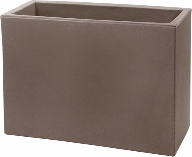 Fioriera rettangolare Teraplast beige L 100 x P 40 x H 40 cm