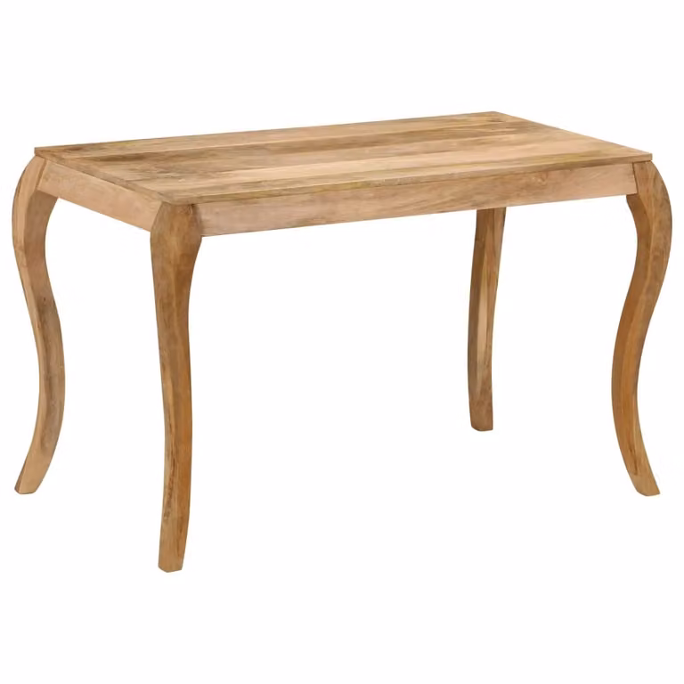 Tavolo da pranzo 118×60×76 cm in legno massiccio di mango