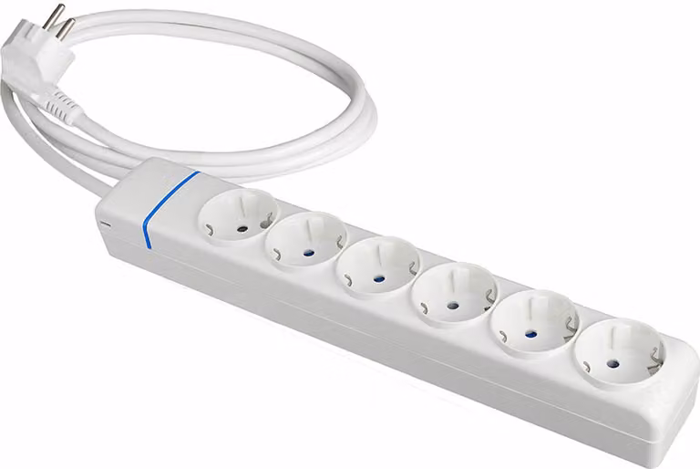 Presa multipla con 6 prese senza interruttore Solera 8016p 250 V 16 A (1,5 m)