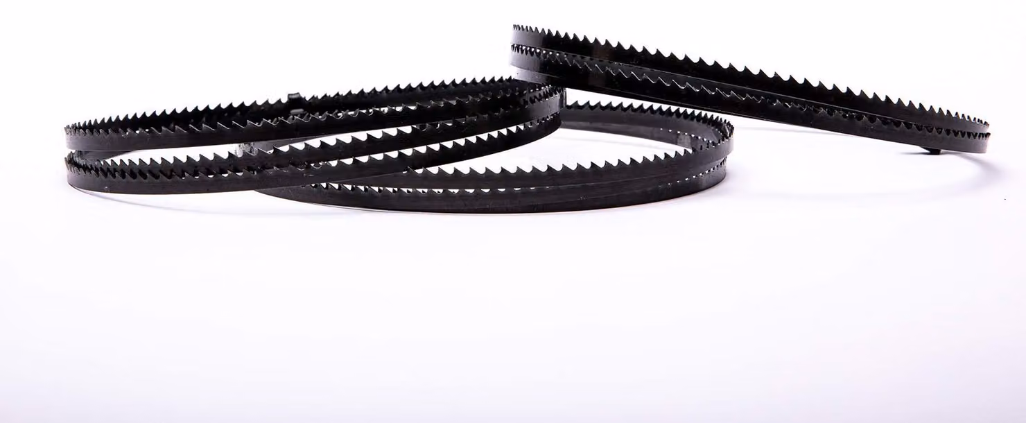 Set di 3 lame per sega a nastro, dimensioni 1712 x 6 x 0,4 mm, realizzate in acciaio per utensili