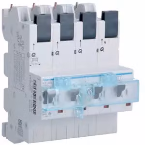 Interruttore SLS a 4 poli 3P+N, caratteristica Cs, 25 A, per sbarra collettrice QuickConnect