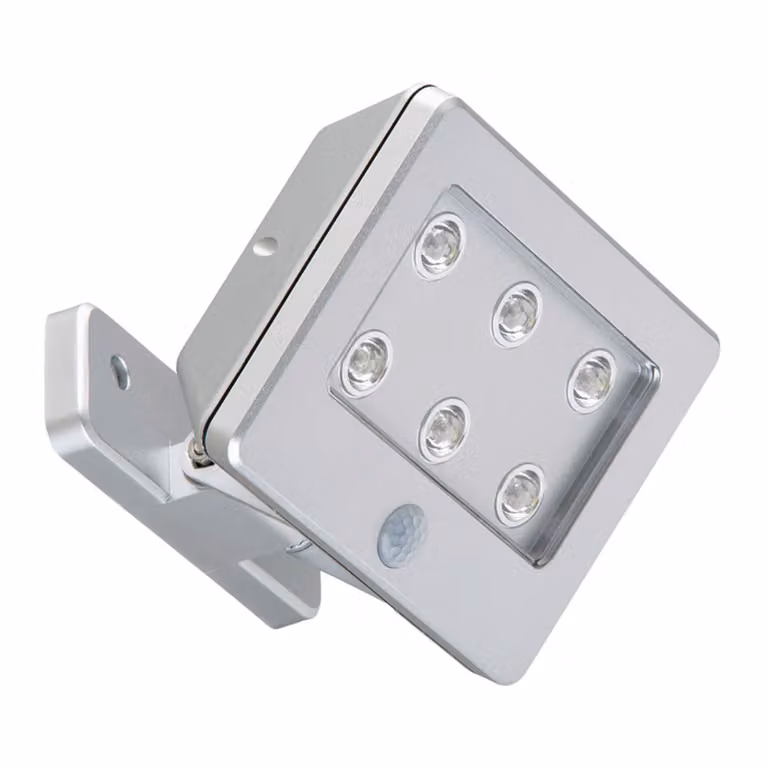 BRILONER - Lampada da esterno a LED con rilevatore di movimento, lampada da esterno inclinabile IP54, lampada da parete da esterno a LED impermeabile, lampada da parete a LED da esterno, color titanio.