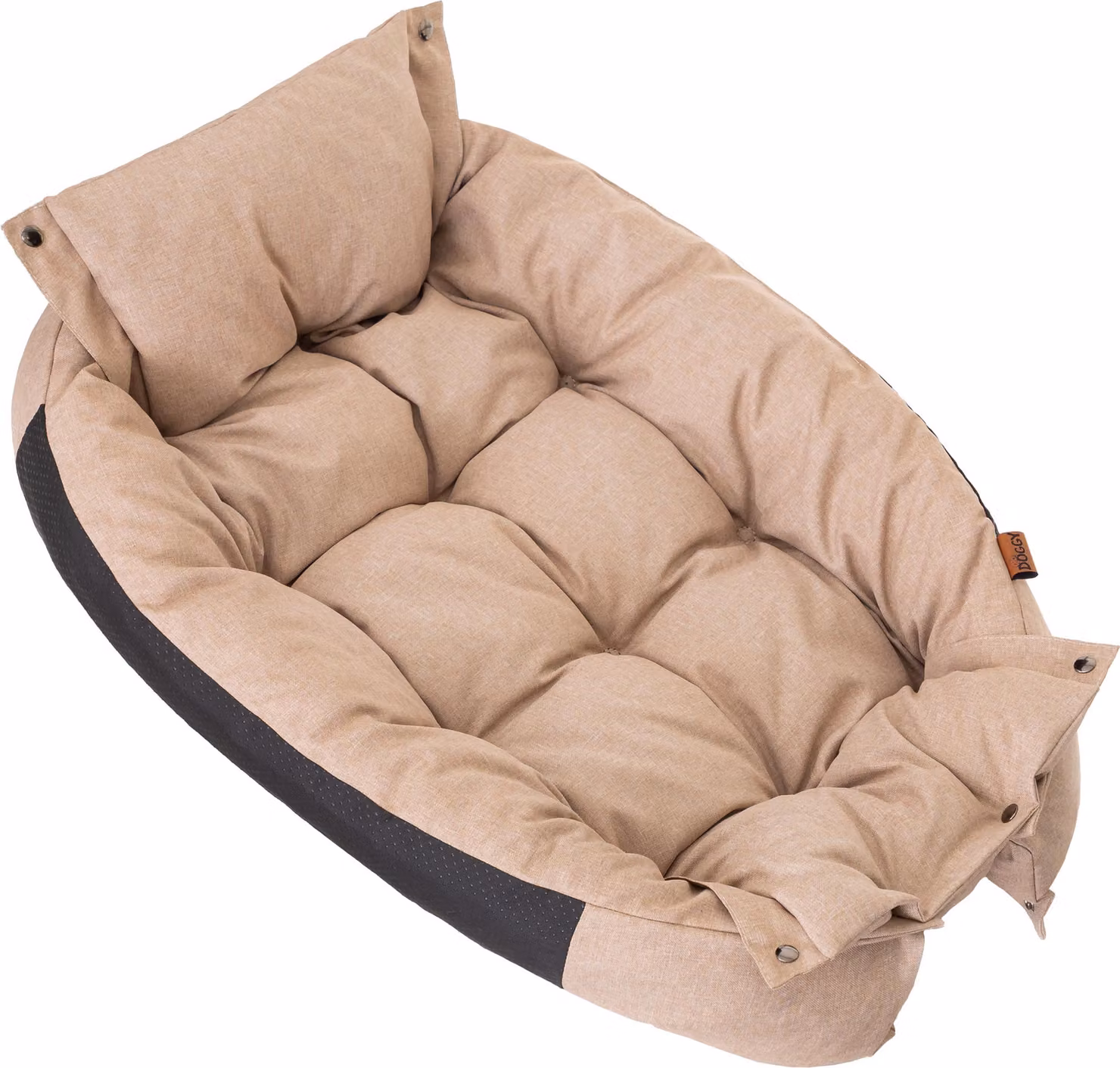 Letto per cani 2in1 "Twice" -95x63cm- Divano e materasso multifunzionale, pieghevole, impermeabile, antiscivolo, per cani e gatti | PillowPrim