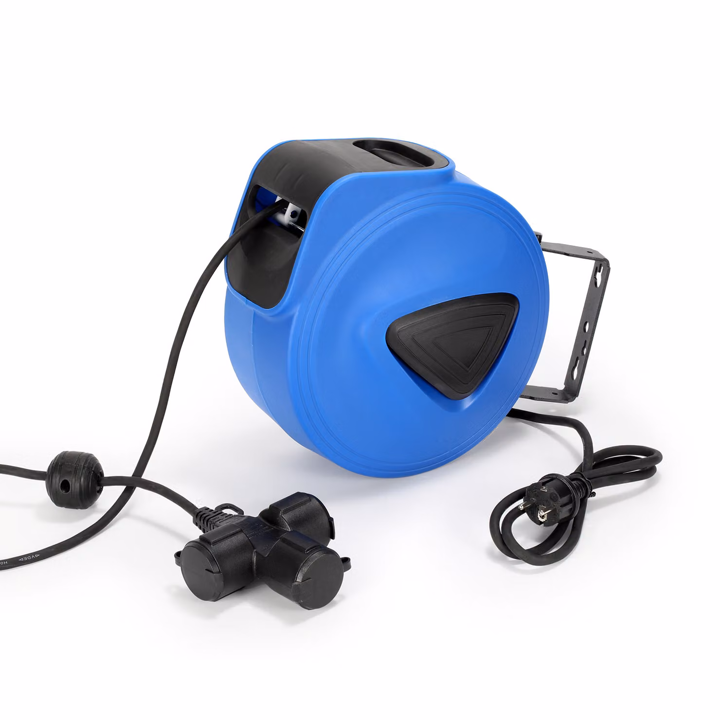 Clanmacy Avvolgicavo automatico 20m + 1,5m Avvolgicavo girevole a 180° Fori singoli Protezione contro il surriscaldamento Spina di sicurezza
