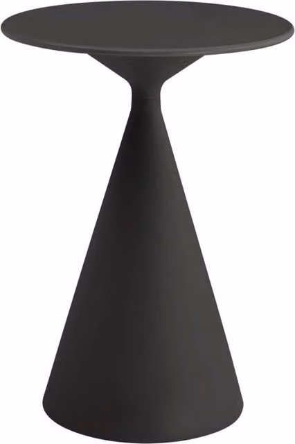 Tavolo da giardino rotondo Habitat Nero ⌀80 cm – 1