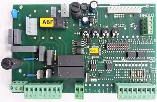 Scheda elettronica NICE SPSB059DEF per centralina A6F verde