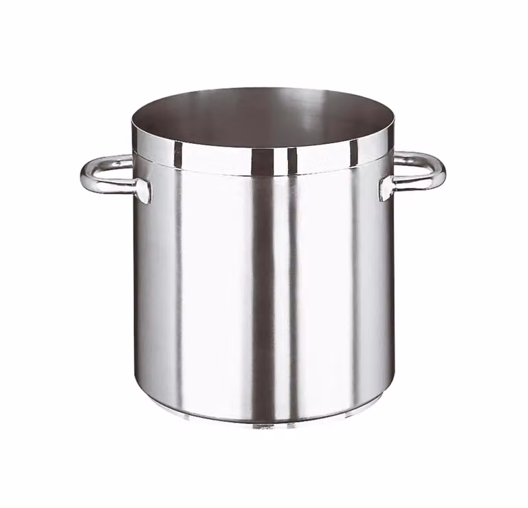Pentola Alta Serie 1100 in acciaio inox per induzione, diam.24cm