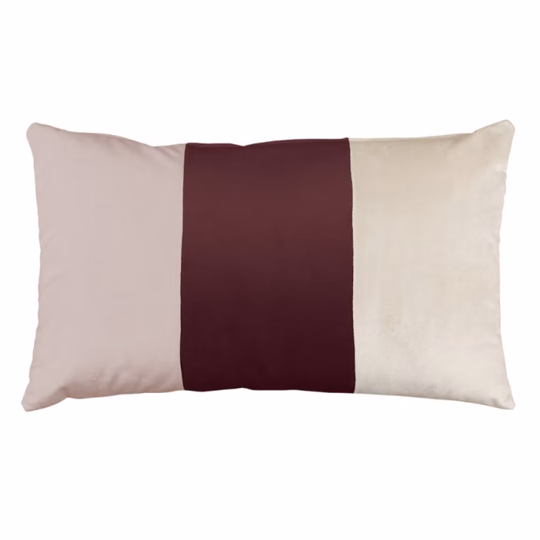 ARCIMBOLDI PATCHWORK Cuscino - Taglia: 30x50,Colore: ARCIMBOLDI PATCHWORK - BURGUNDY
