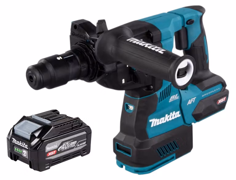 Martello perforatore a batteria Makita HR 002 GU1 40 V max. 2,9 J SDS plus Brushless + 1x batteria da 4,0 Ah - senza caricabatterie