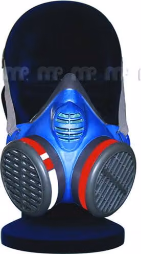 MP Maschera di verniciatura Mezza maschera OneWay incl. 2 pz. Filtri A2
