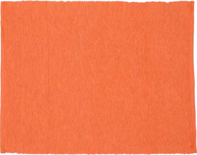 Tovaglietta segnaposto cotone a coste ruggine 35x45 cm