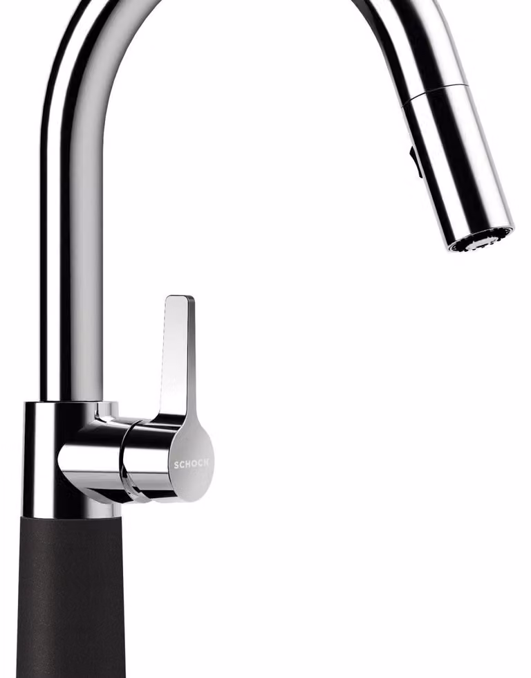 Schock Miscelatore Cucina SC-520 Con Bocca Estraibile E Doccetta Polaris Opaco