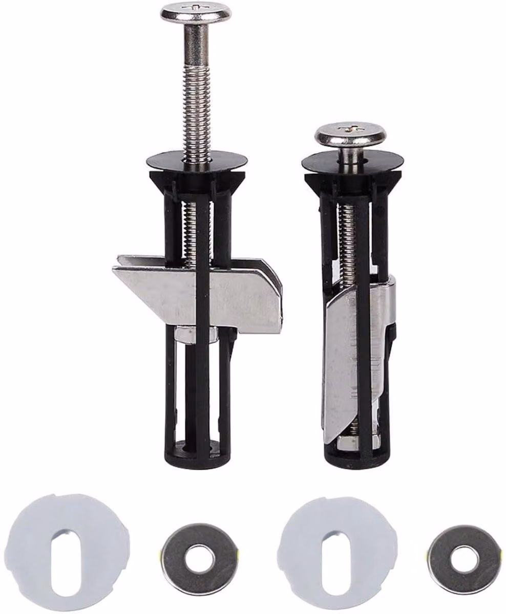 Viti di fissaggio per sedile del water - Cerniere per sedile del water - Kit di fissaggio universale per coperchio del water - Accessori per il water