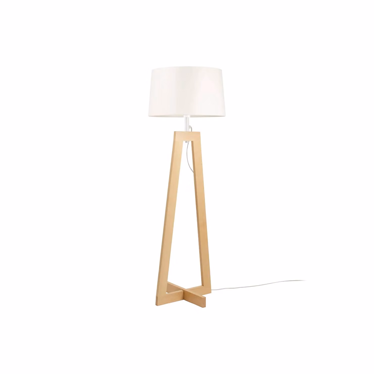 Aluminor Lampada da terra Sacha LS mini, Legno chiaro, Soggiorno / Sala da pranzo, Legno, Scandinavo, Lampada da terra