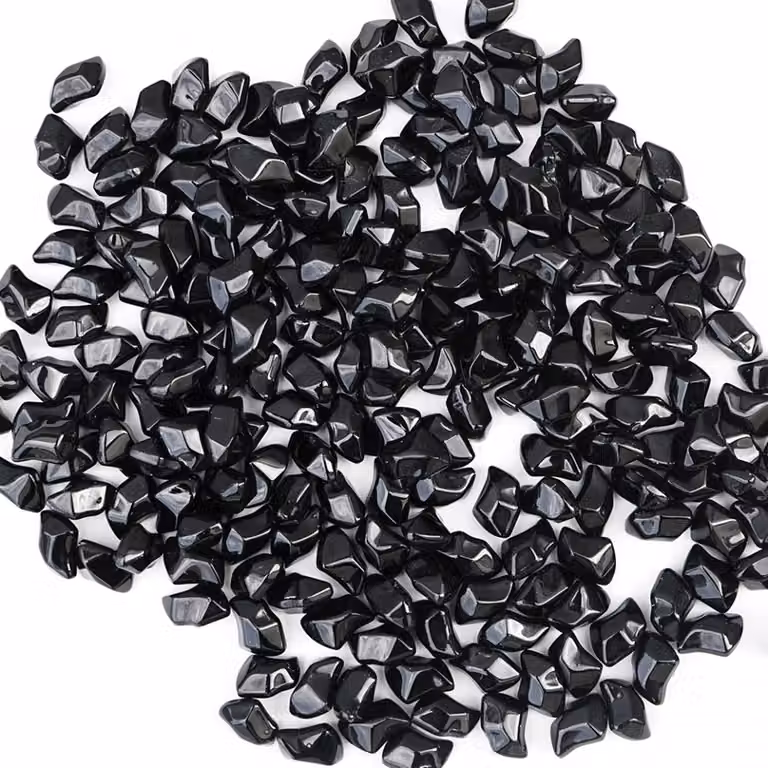 Pietre decorative FIRE GLASS - cristallo nero