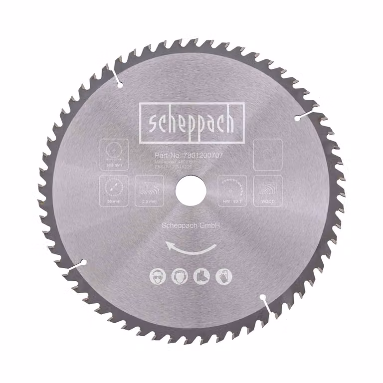 Lama per sega circolare Scheppach HW Ø 305 x 30 x 3,0 x 1,8 mm / 60 Z