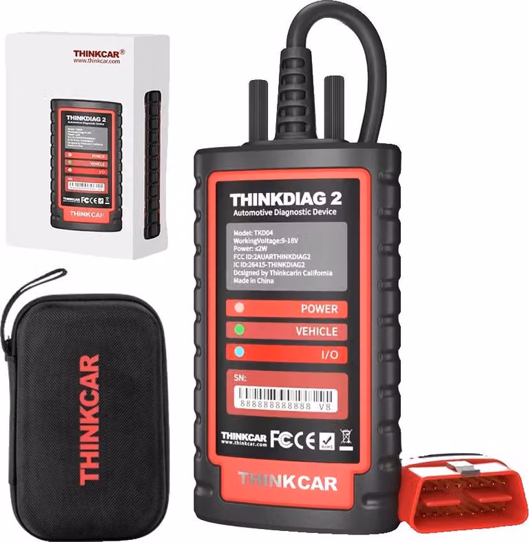 Strumenti di autodiagnosi, copertura completa del sistema, codifica ECU, THINKDIAG 2