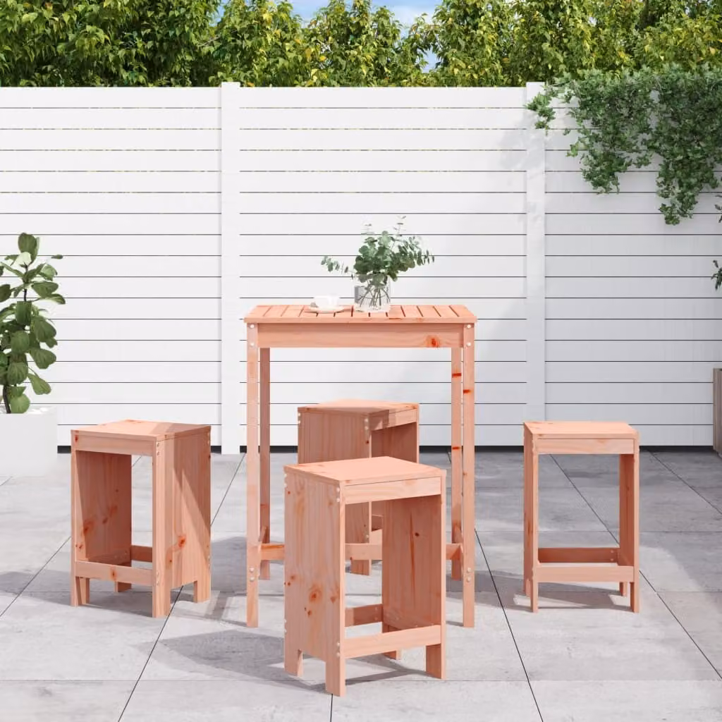 Maison Exclusive - Set da giardino da 5 pezzi in legno massello di douglasia