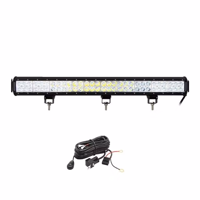 Luce da lavoro a LED, 126W 288W combinazione flood-spot, lampada off-road, 28 pollici 180W con cavo
