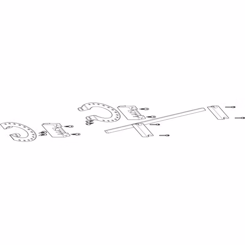 Modulo sbarra collettrice ABN 1FB/1RE N/PE con rame 12x5 mm, unipolare, inclinazione 27° rispetto al profilo MXSC11311