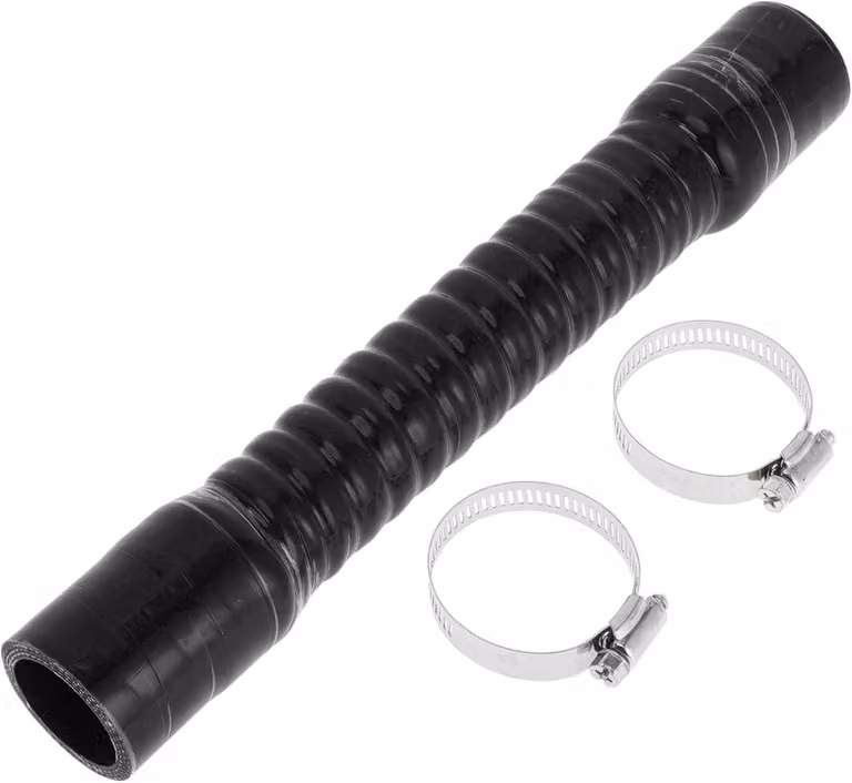 Tubo in silicone per radiatore, diametro interno di 35 mm, lunghezza di 300 mm, colore nero, universale, adatto per l'uso in cucina