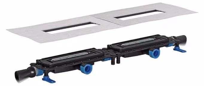 Dallmer DallFlex Duo Plan, alloggiamento per sifoni, DN 40
