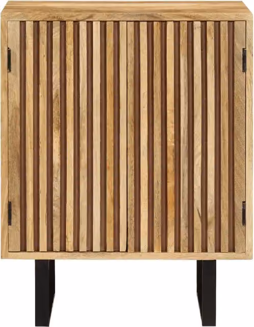 Credenza con 2 Ante 55x35x70 cm in Legno Massello di Mango 354983