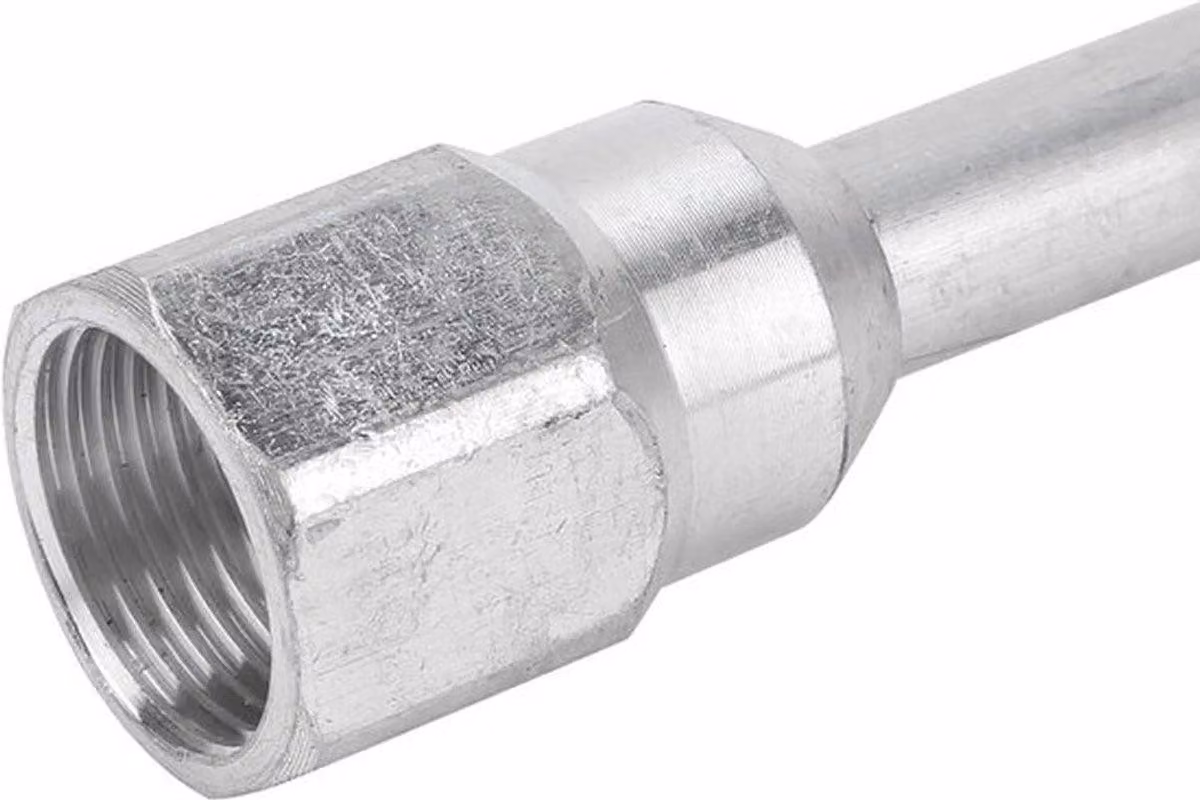 Prolunga professionale per pistola a spruzzo airless, con anello di tenuta, per una maggiore precisione e comfort (38 cm)