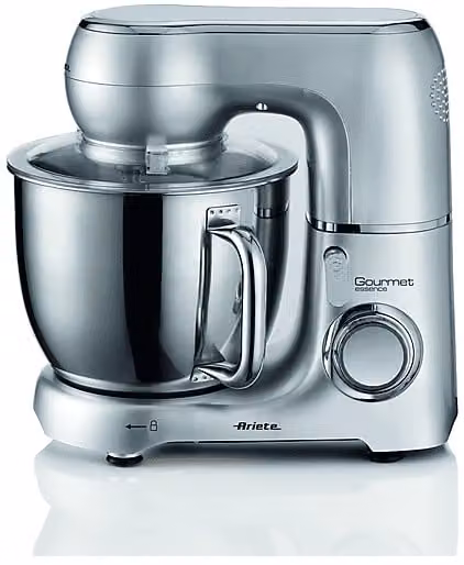 Impastatrice Planetaria Ariete Gourmet Silver con Ciotola in Acciaio Inox da 5,2 l e Potenza di 1300 W