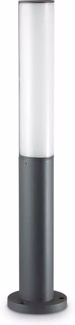 Piantana da esterno Ideal Lux Etere in alluminio e plastica, luce LED bianco caldo 3000K, colore grigio o nero, IP44