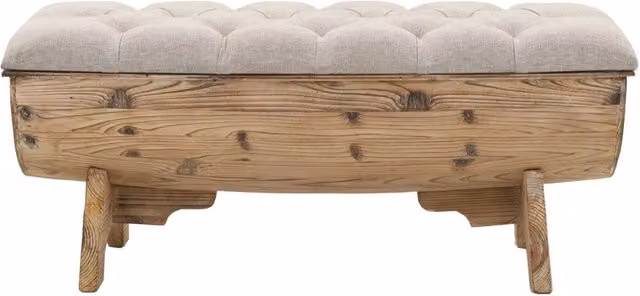 panchina da stoccaggio 103 cm in legno massello di abete 345720