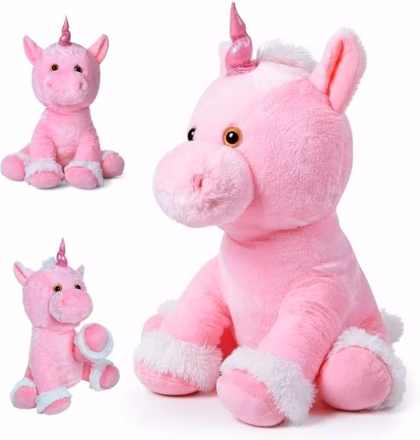 Peluche Unicorno Deuba® rosa, grande, Altezza: 72 cm