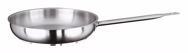 Padella Serie 1100 in acciaio inox con un manico per induzione, diam.28cm