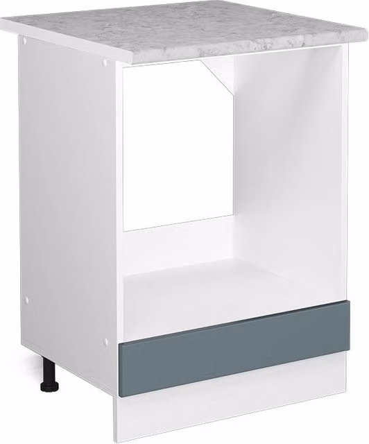 Mobile per forno da incasso Vicco R-Line Grigio-blu/Bianco L: 60 cm, H: 81,6 cm