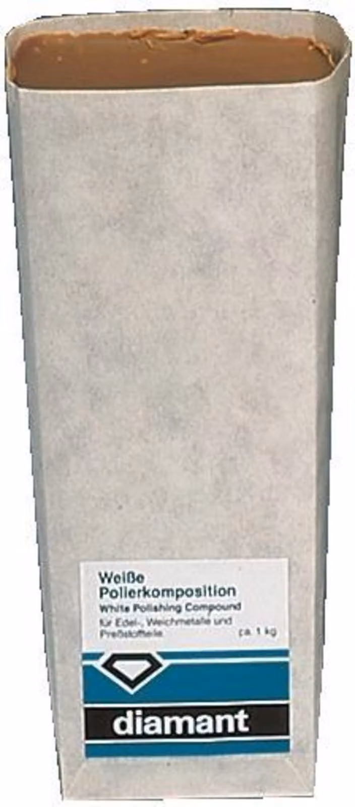 Pasta per smerigliare e lucidare 700 g di diamante bianco-beige