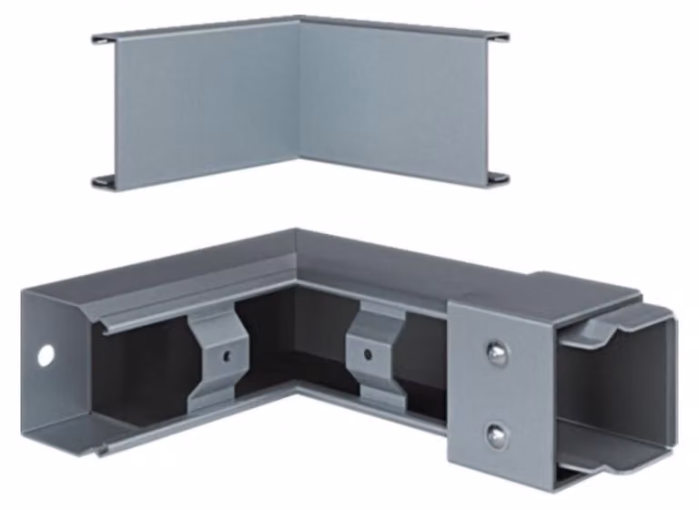 Angolo interno Hager FWK-Plus 60x60 mm zincato FWKP600604VERZ