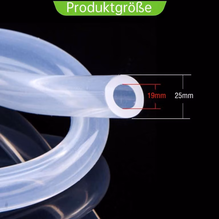 Solidchoice - Tubo in silicone trasparente per uso domestico, 2 metri