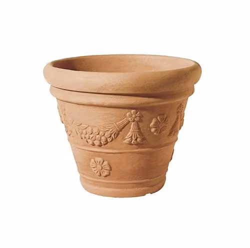 Telcom Vaso in Resina Effetto Terracotta - Impruneta - Ø 40 cm