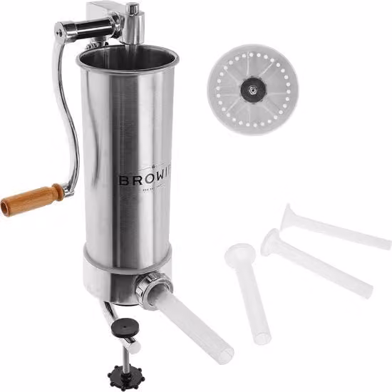 Impastatrice Manuale 3 kg - Acciaio Inox, Per Salsicce Artigianali